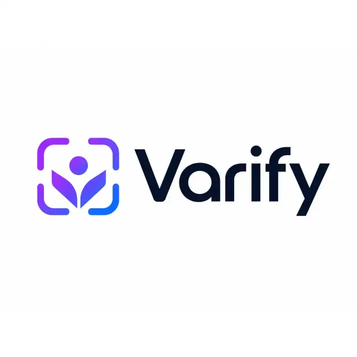 Modern gradient vector logo design featuring a vibrant neon purple to cyan color palette, with a geometric tech symbol ideal for modern software and technology brands.