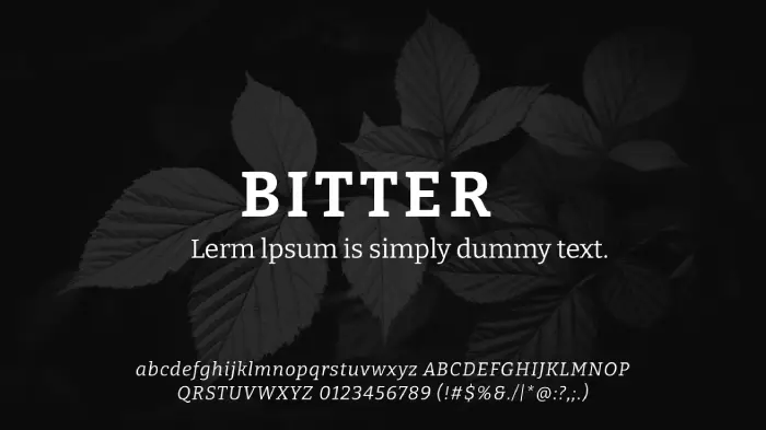 bitter